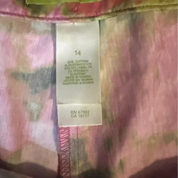 Sigrid Olsen Flared Ankle Pants; Size 14
Bold beautiful colors, EUC - Picture 4 of 7